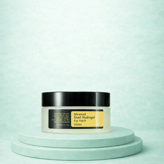 eye patches for dark circles hydrogel under eye mask jar front view
