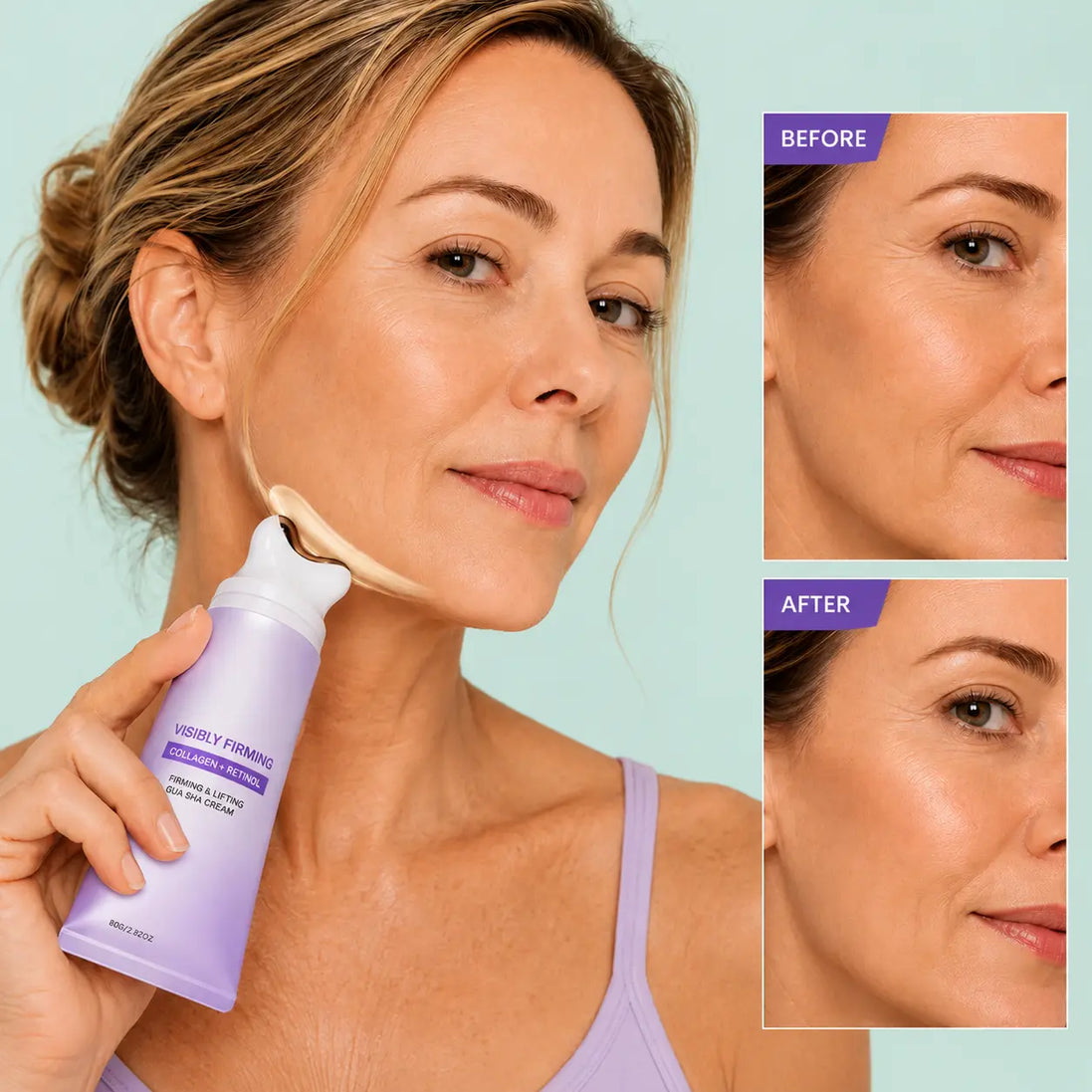 Collagen Retinol Gua Sha Cream – Firming & Sculpting Facial Care 80g