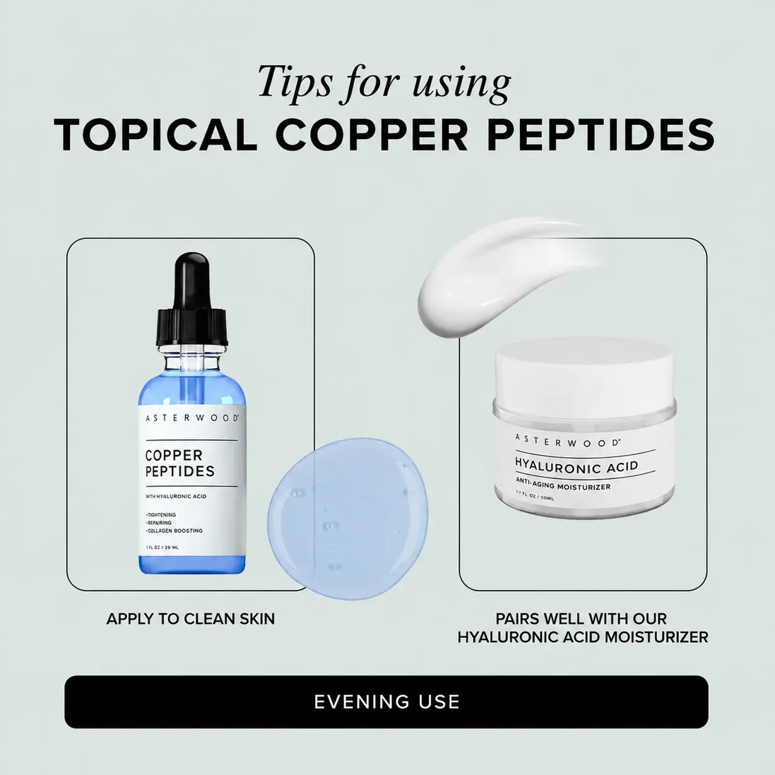 Copper Peptide Repair Serum (GHK-Cu Peptide and Hyaluronic Acid)