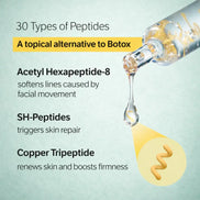 hydrating collagen serum peptide skincare ingredients concept