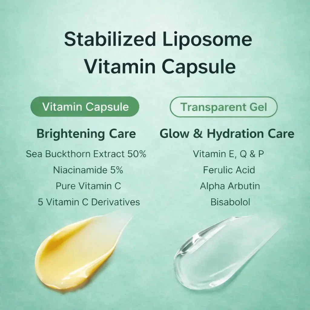 Deep Vita C Capsule Cream  vitamin C  Sea Buckthorn Extract  niacinamide ingredients skincare
