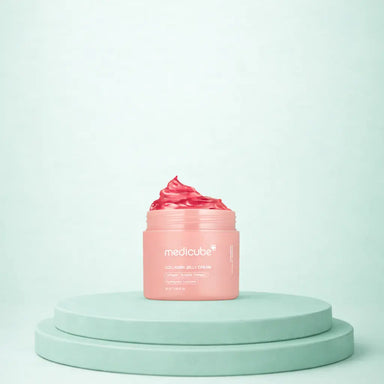 Medicube Collagen Jelly Cream daily hydrating moisturizer jar for soft plump looking skin
