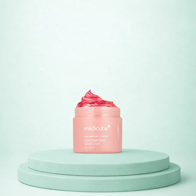 Medicube Collagen Jelly Cream daily hydrating moisturizer jar for soft plump looking skin