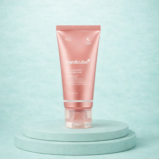 overnight collagen face mask sleeping mask jar product front view