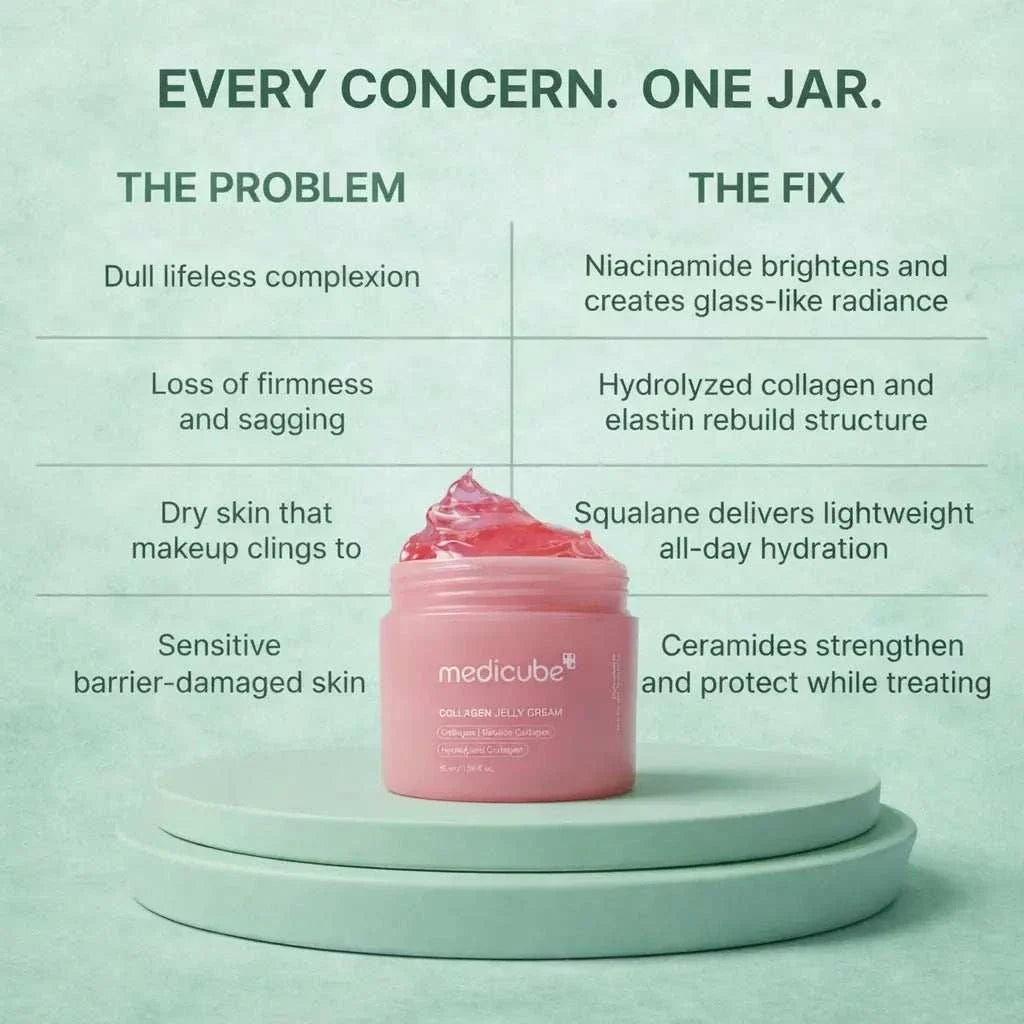 Collagen Jelly Cream hydrating and plumping face moisturizer jar