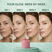 Jar of lightweight collagen jelly cream moisturizer for hydrating and plumping skin