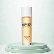 Dark spot serum bottle with dropper for skin brightening treatment
