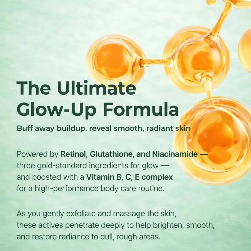 Exfoliating face serum bottle for smoothing and pore care skincare
