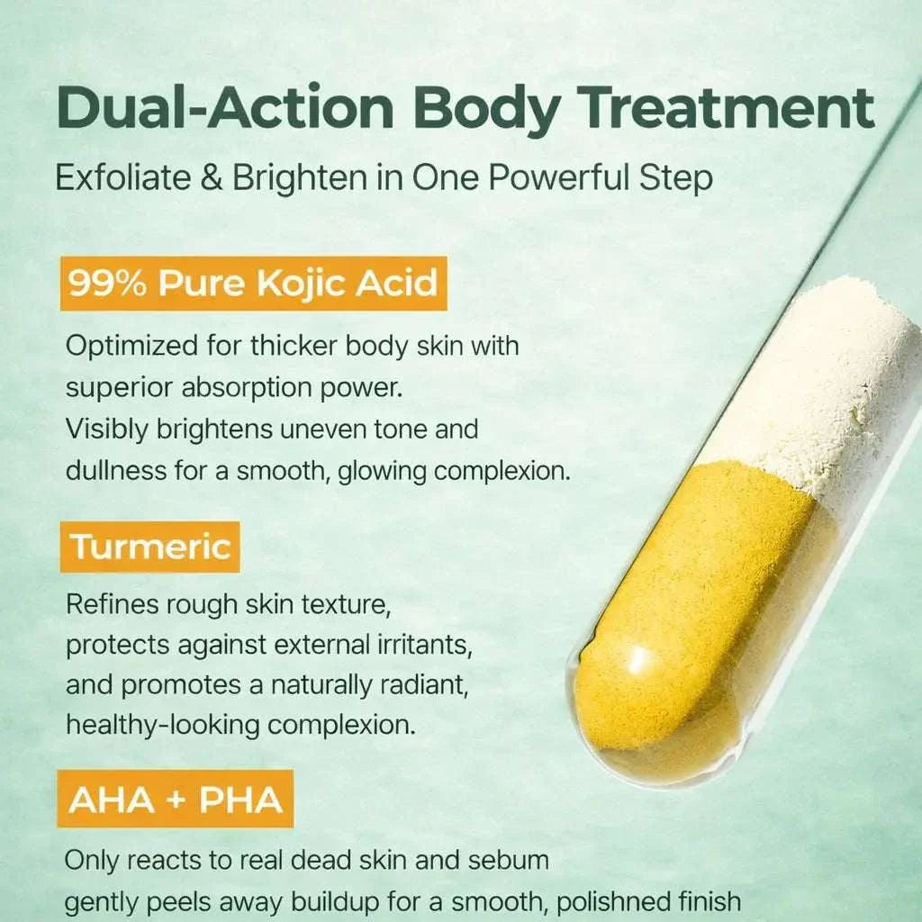 Exfoliating face serum bottle with dropper for smoothing and pore care