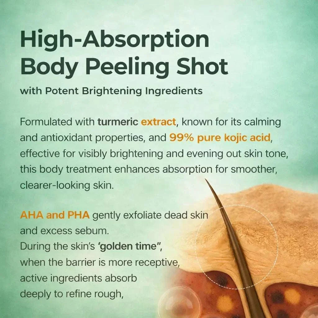 Exfoliating face serum bottle with dropper for smoothing skin and pore care
