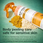 Exfoliating face serum bottle with dropper for smoothing and pore care