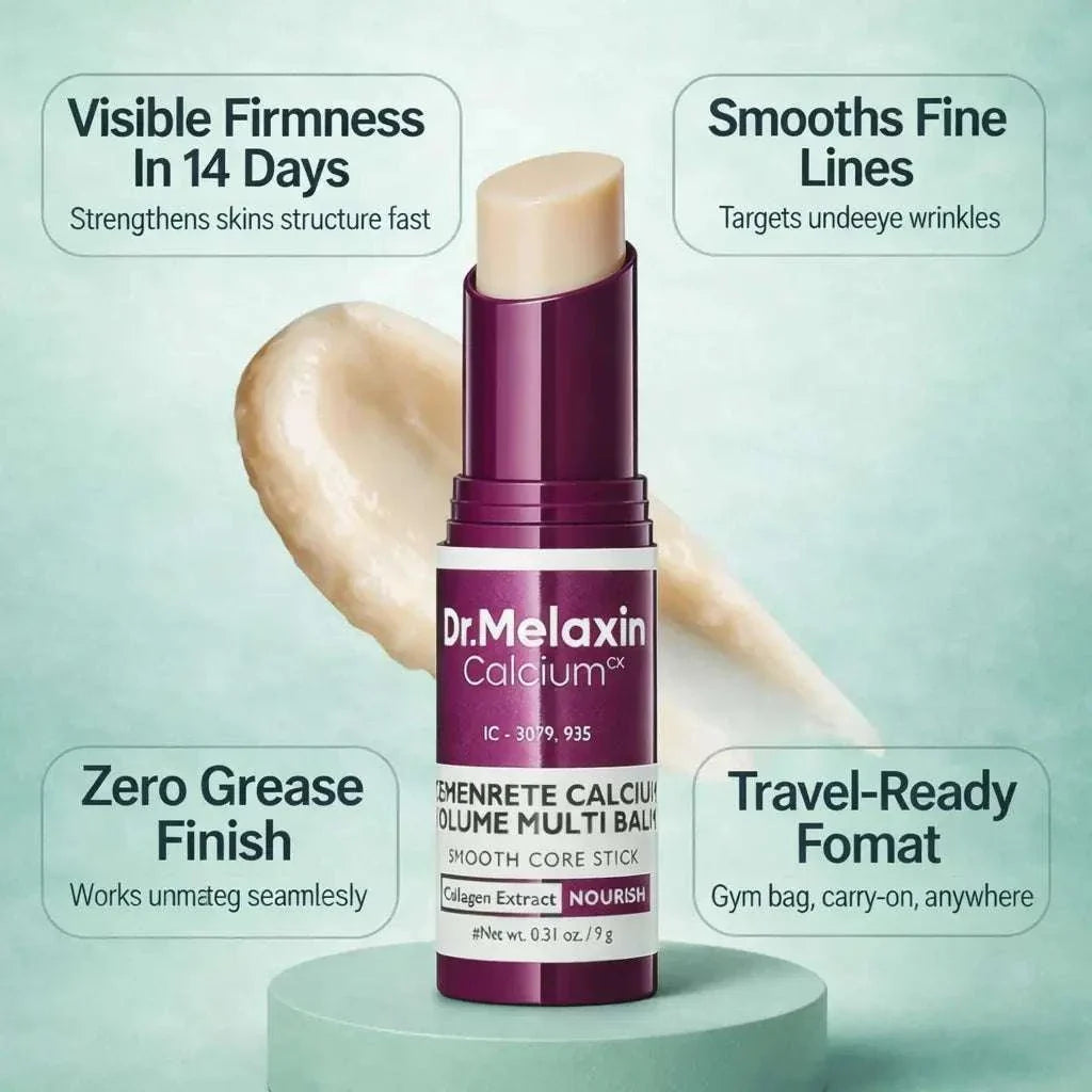 Hydrating eye balm stick for reducing dark circles and puffiness