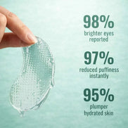Hydrating snail mucin eye patches for dark circles and puffiness