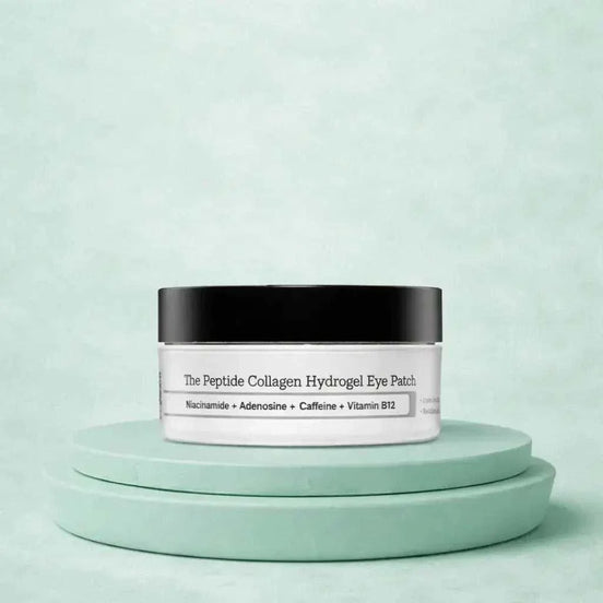 Collagen hydrogel eye patches for dark circles and depuffing under eyes