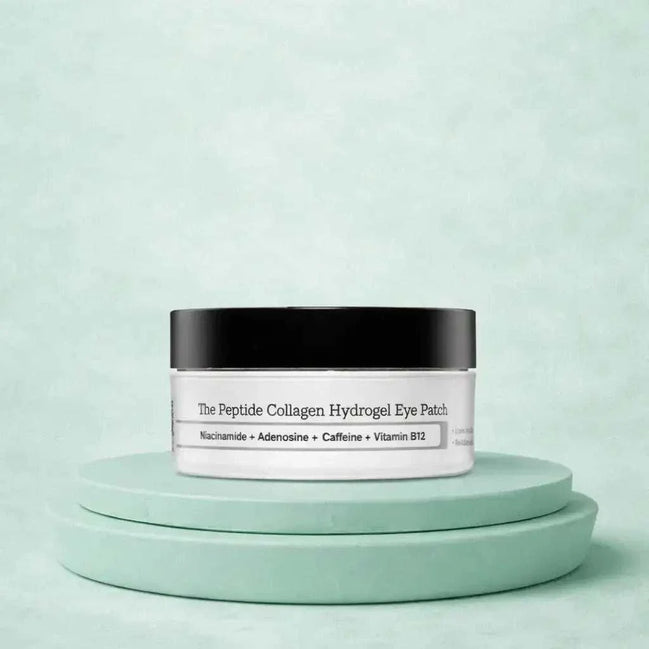 Collagen hydrogel eye patches for dark circles and depuffing under eyes