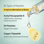 Hydrating collagen serum bottle with smooth texture for firming skin
