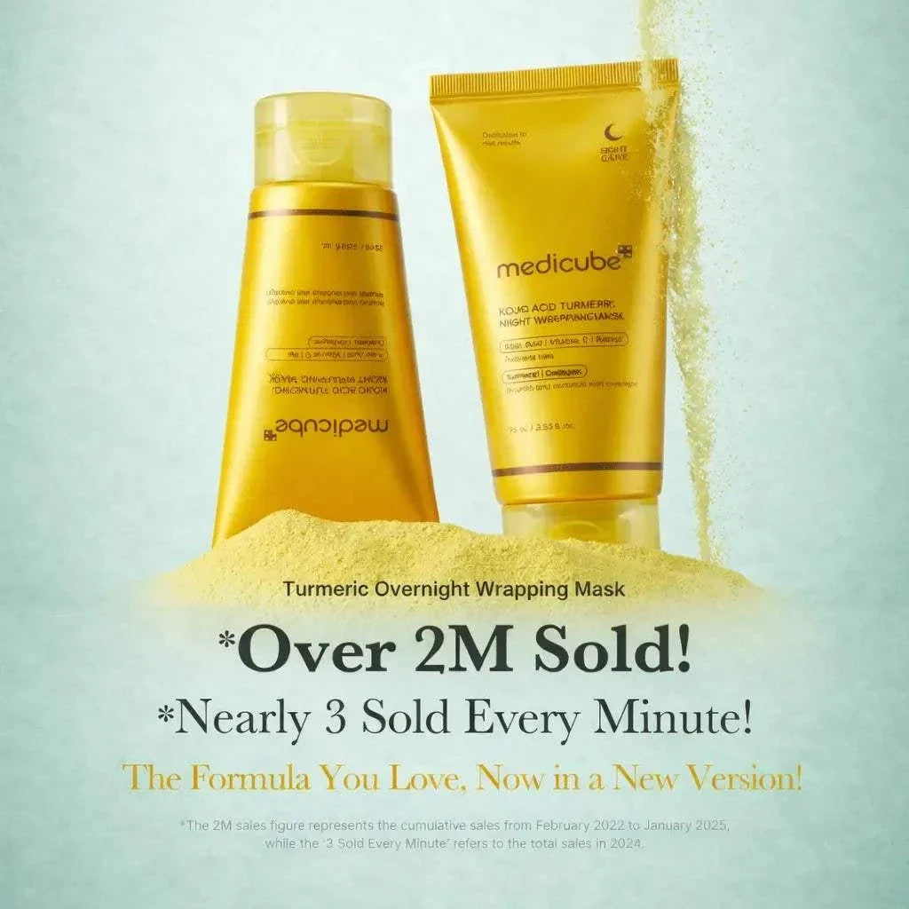 Kojic acid turmeric face mask jar with brightening overnight formula