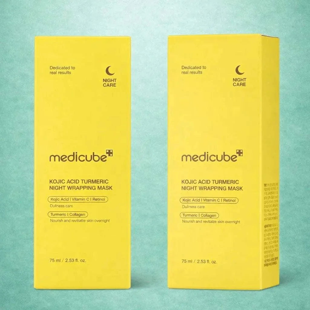 Kojic acid turmeric peel-off face mask for overnight skin brightening