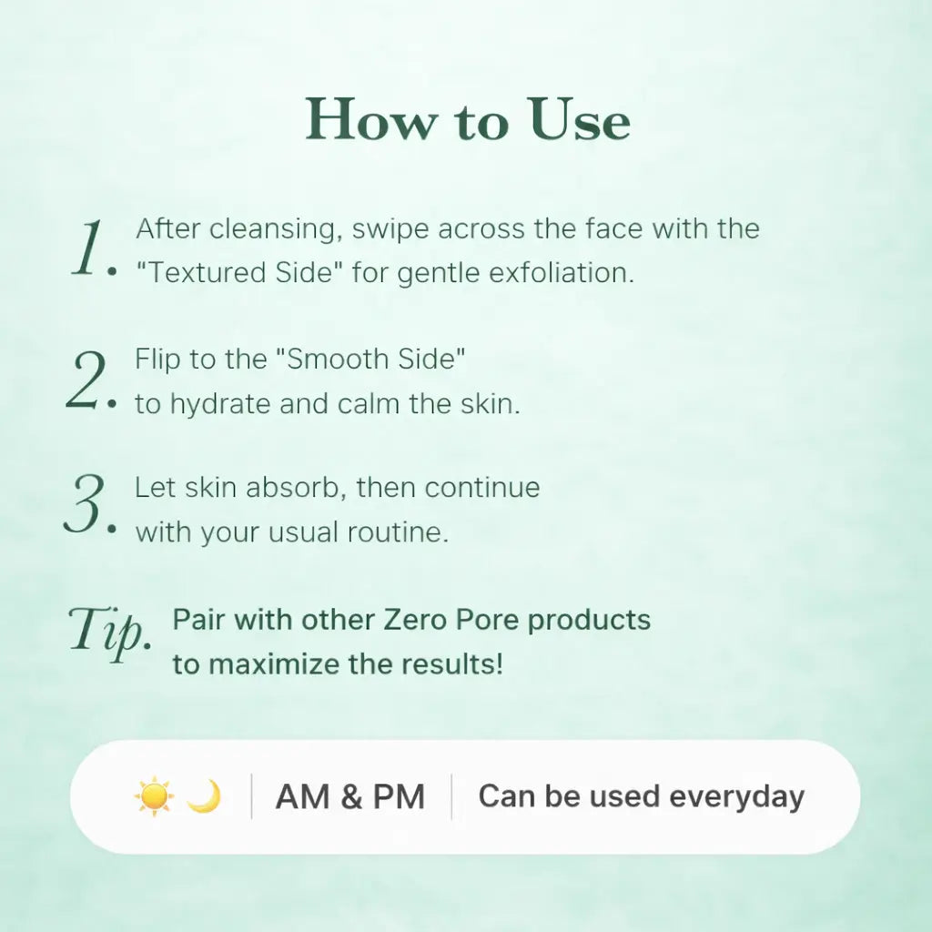exfoliating toner pads how to use skincare routine steps