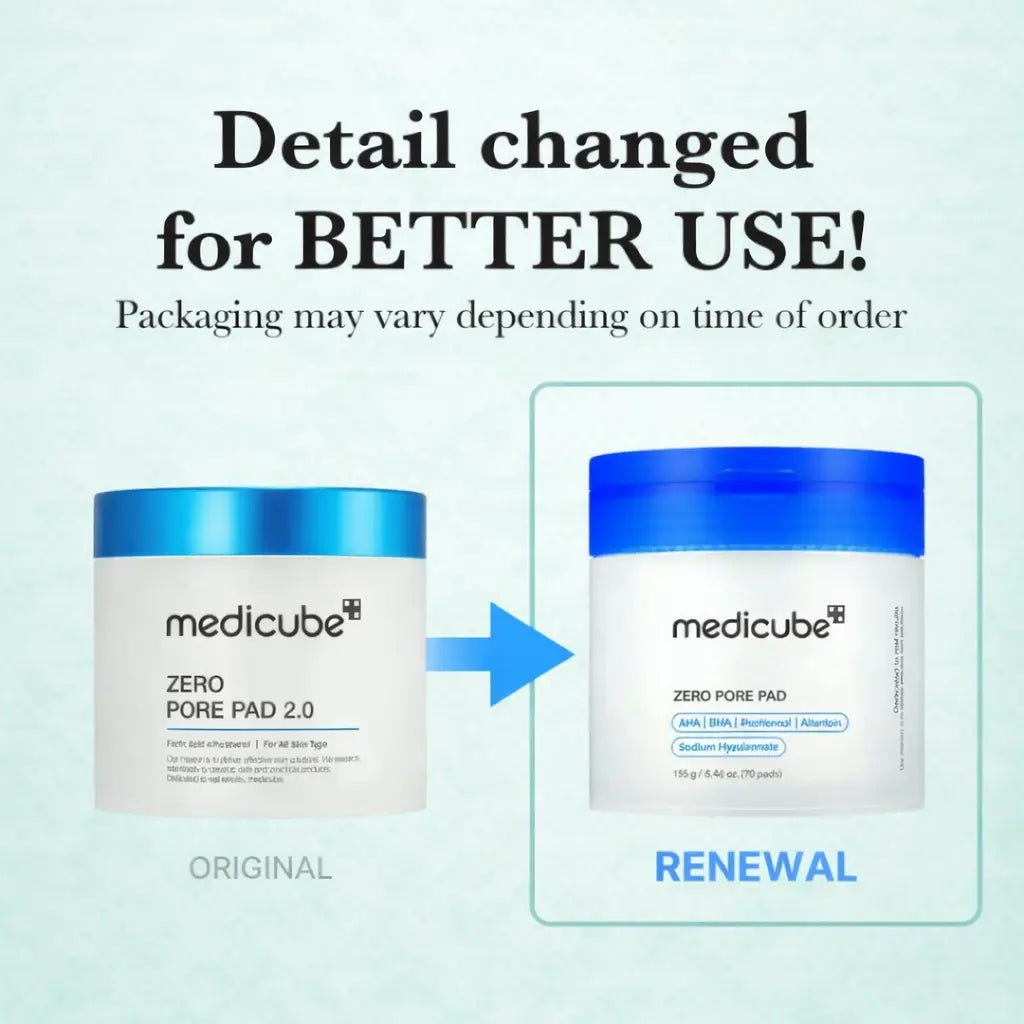 exfoliating toner pads before after skin appearance comparison