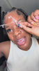 customer peeling off turmeric mask revealing smoother brighter skin