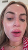 close up of turmeric face mask texture on skin for dark spot reduction